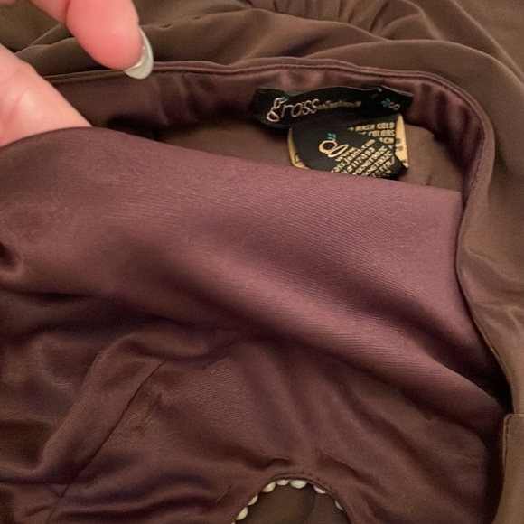 Grass collection strapless beaded top - small - Picture 3 of 3